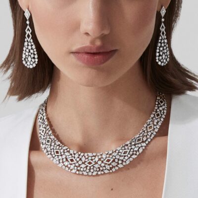 Albemarle-High-Jewellery-Diamond-Collar-Necklace-In-18ct-White-Gold-2017323-earrings