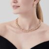 Classic-High-Jewellery-Suite-Rose-Gold-Diamond-Collar-Necklace-2013306-and-earrings
