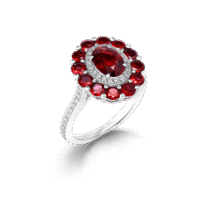 Garrard-1735-jewellery-colelction-Double-Colour-Cluster-Ruby-Ring-In-Platinum