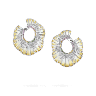 Garrard-Couture-Northern-Lights-Earrings-In-18ct-White-Gold-with-Sapphires-Tsavorites-Diamonds-and-Mother-of-Pearl
