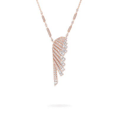 Garrard-Wings-Rising-collection-Round-and-Calibre-cut-Diamond-Pendant-in-18ct-Rose-Gold