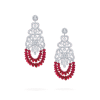 Red-Rose-High-Jewellery-Ruby-and-Diamond-Earrings-In-18ct-White-Gold