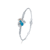 Enchanted Palace Bug Turquoise and Diamond Bracelet