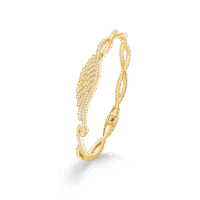 Wings Embrace Diamond Bangle